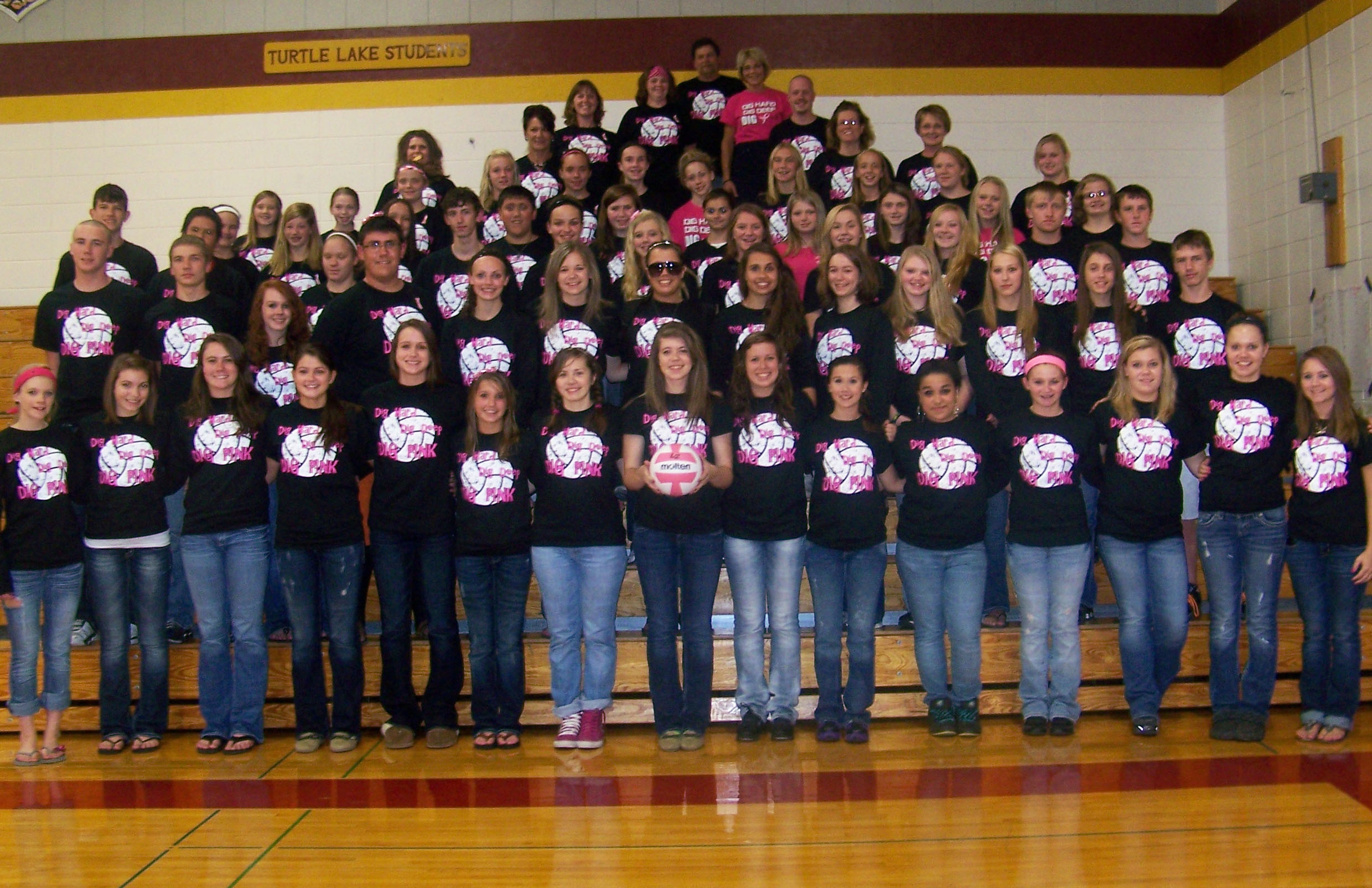 Custom TShirts for Turtle Lake High School Digs Pink Shirt Design Ideas